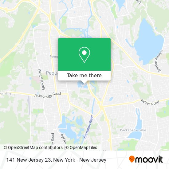 Mapa de 141 New Jersey 23