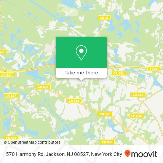 570 Harmony Rd, Jackson, NJ 08527 map