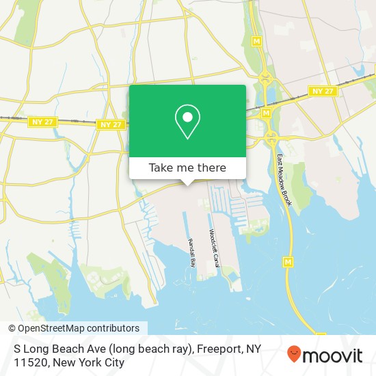 Mapa de S Long Beach Ave (long beach ray), Freeport, NY 11520