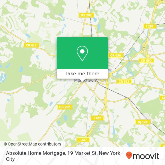 Mapa de Absolute Home Mortgage, 19 Market St