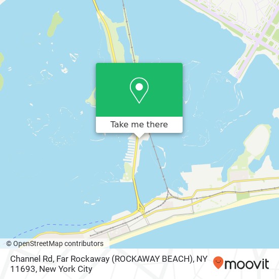 Channel Rd, Far Rockaway (ROCKAWAY BEACH), NY 11693 map