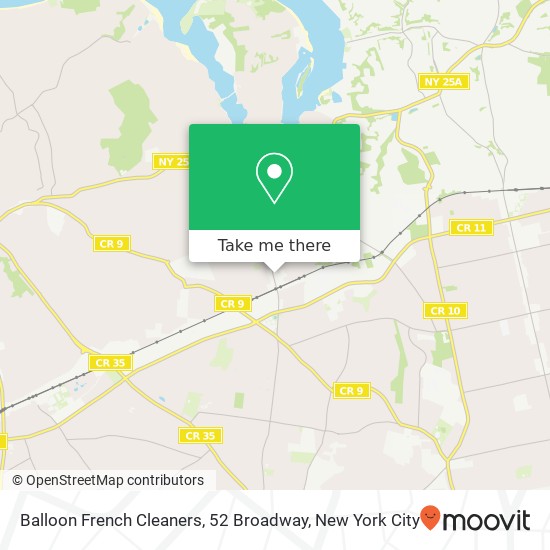 Mapa de Balloon French Cleaners, 52 Broadway