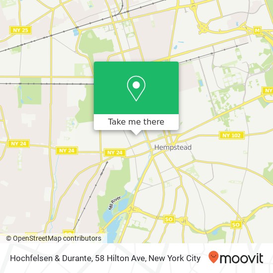 Mapa de Hochfelsen & Durante, 58 Hilton Ave