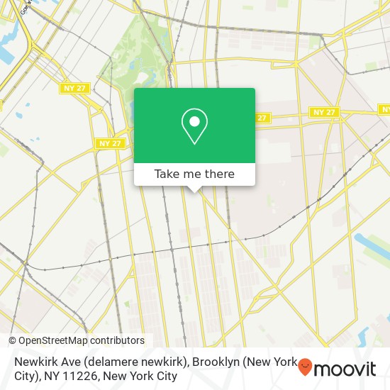 Newkirk Ave (delamere newkirk), Brooklyn (New York City), NY 11226 map