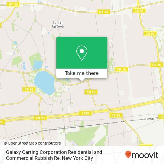 Galaxy Carting Corporation Residential and Commercial Rubbish Re map