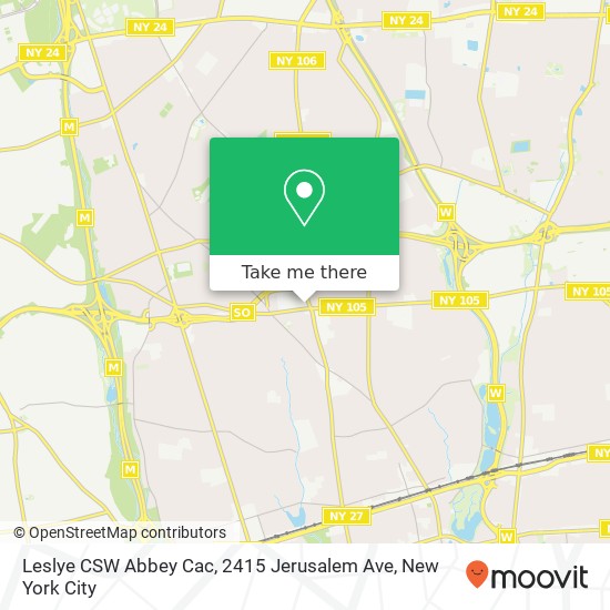 Leslye CSW Abbey Cac, 2415 Jerusalem Ave map
