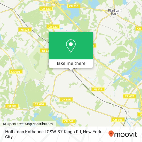 Holtzman Katharine LCSW, 37 Kings Rd map