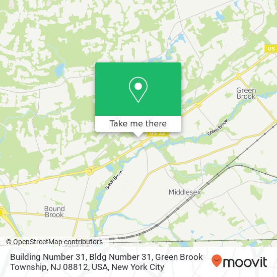 Building Number 31, Bldg Number 31, Green Brook Township, NJ 08812, USA map