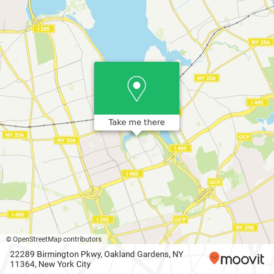 22289 Birmington Pkwy, Oakland Gardens, NY 11364 map