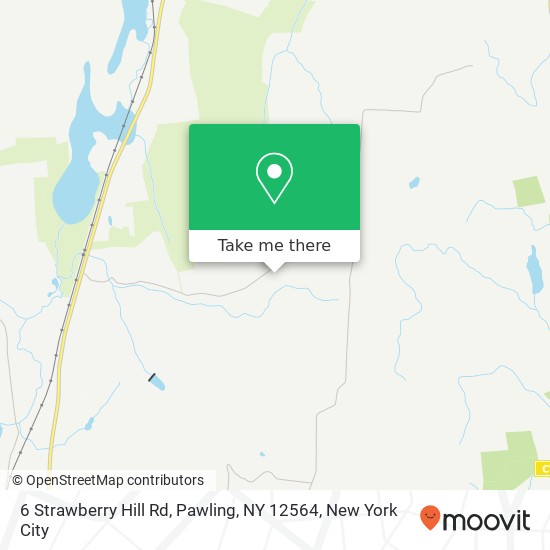 Mapa de 6 Strawberry Hill Rd, Pawling, NY 12564