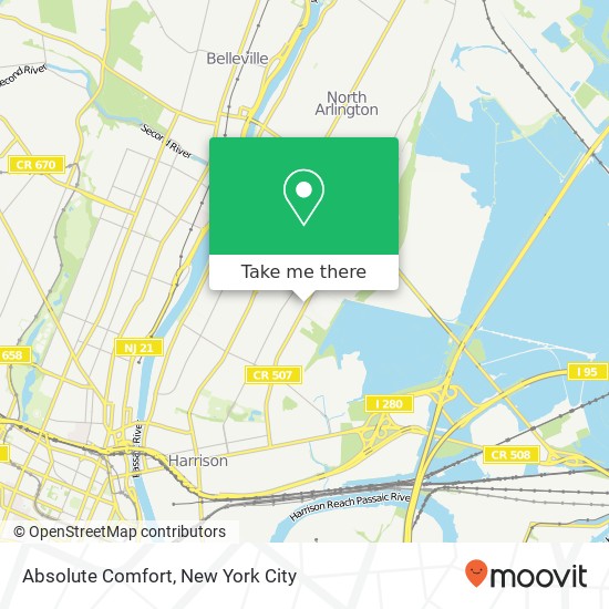 Mapa de Absolute Comfort, 495 Schuyler Ave