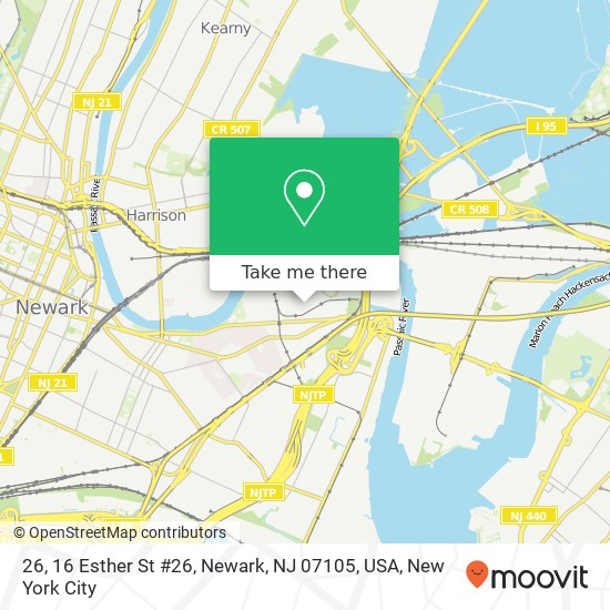 26, 16 Esther St #26, Newark, NJ 07105, USA map