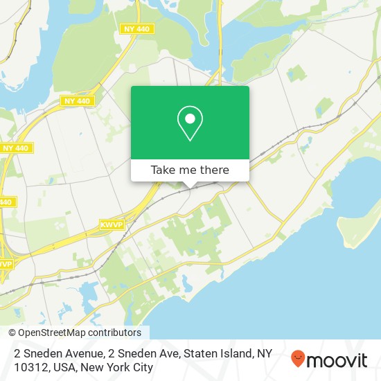 2 Sneden Avenue, 2 Sneden Ave, Staten Island, NY 10312, USA map