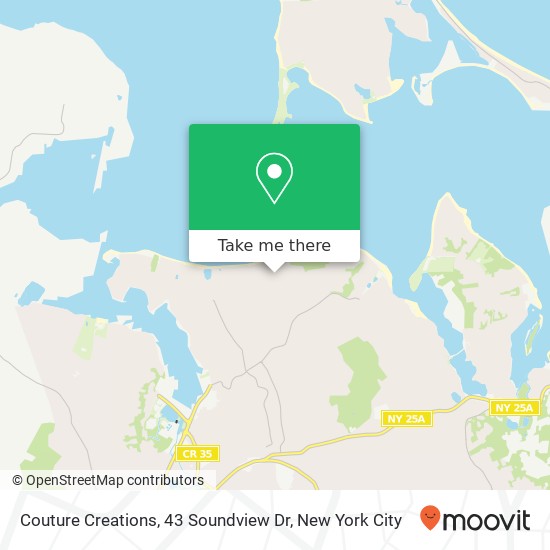 Couture Creations, 43 Soundview Dr map