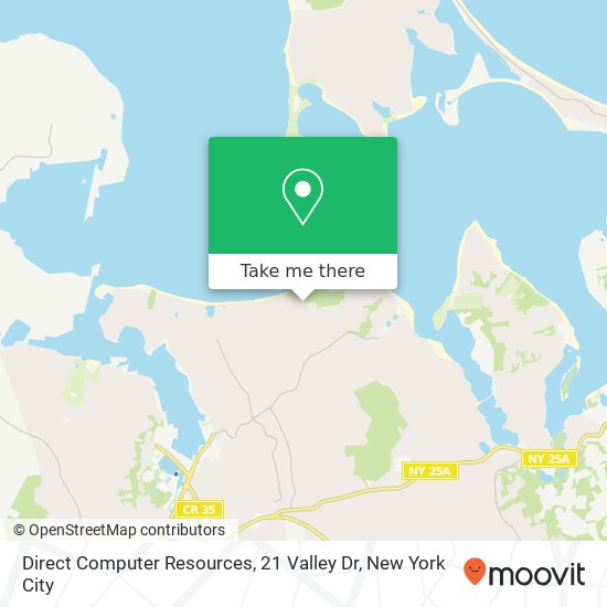 Direct Computer Resources, 21 Valley Dr map