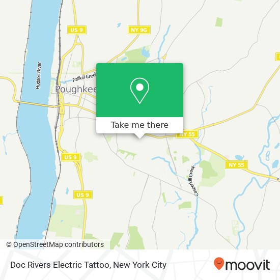 Mapa de Doc Rivers Electric Tattoo, 66 Worrall Ave