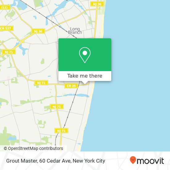 Mapa de Grout Master, 60 Cedar Ave