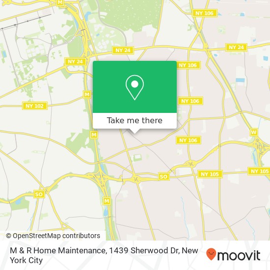 M & R Home Maintenance, 1439 Sherwood Dr map