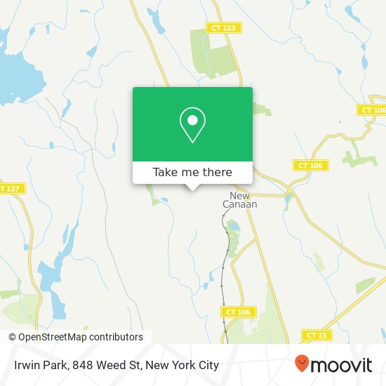 Mapa de Irwin Park, 848 Weed St