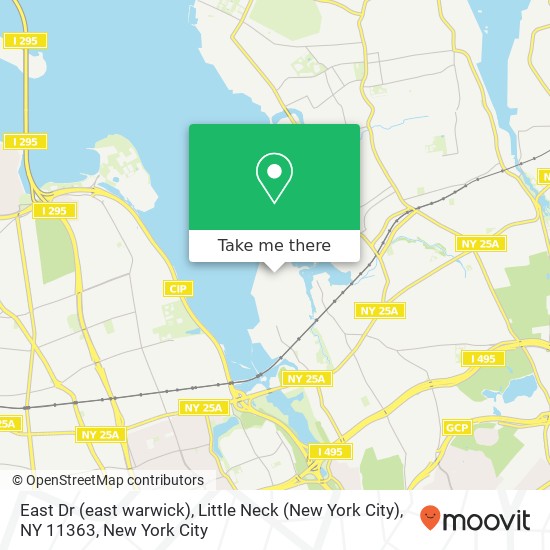Mapa de East Dr (east warwick), Little Neck (New York City), NY 11363