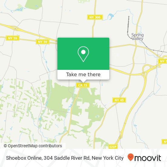 Mapa de Shoebox Online, 304 Saddle River Rd