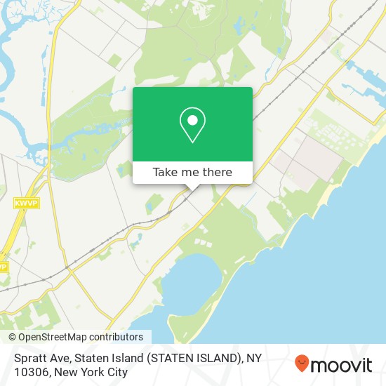 Spratt Ave, Staten Island (STATEN ISLAND), NY 10306 map