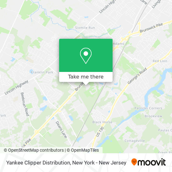 Yankee Clipper Distribution map