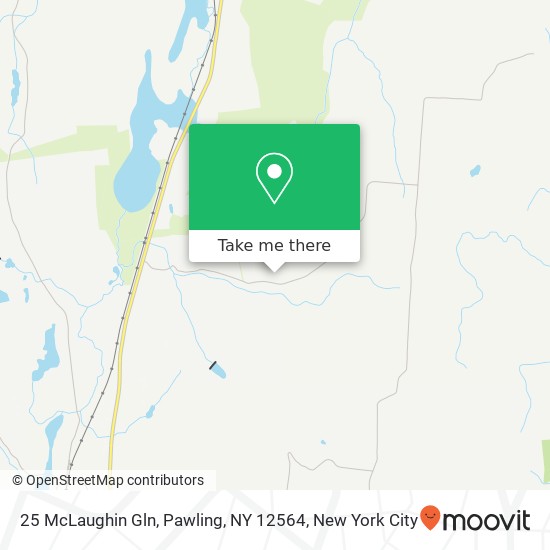 Mapa de 25 McLaughin Gln, Pawling, NY 12564