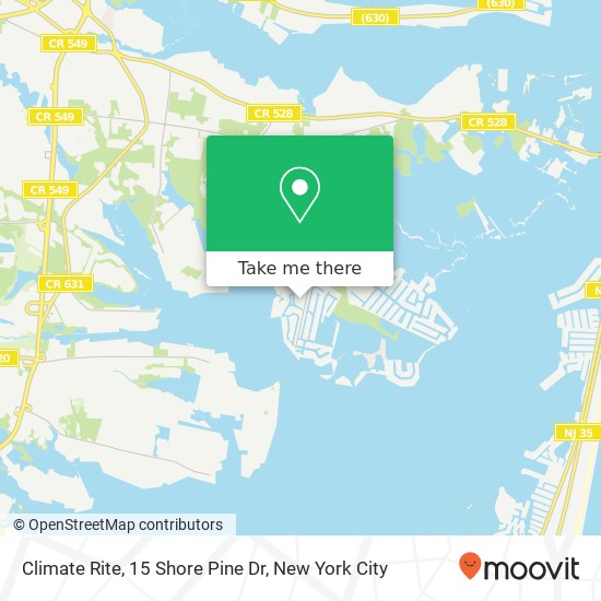 Mapa de Climate Rite, 15 Shore Pine Dr