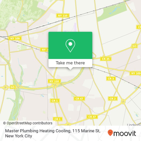 Mapa de Master Plumbing Heating Cooling, 115 Marine St