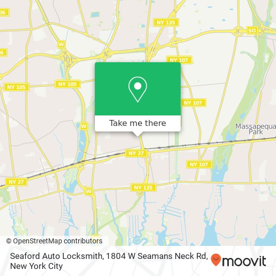 Seaford Auto Locksmith, 1804 W Seamans Neck Rd map