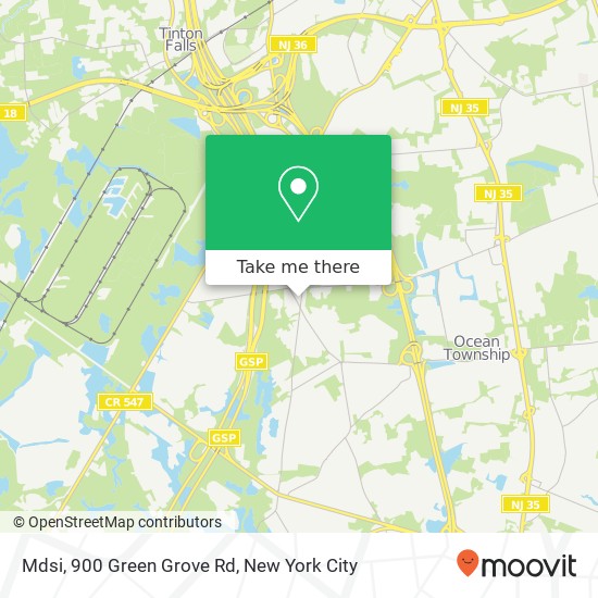 Mdsi, 900 Green Grove Rd map