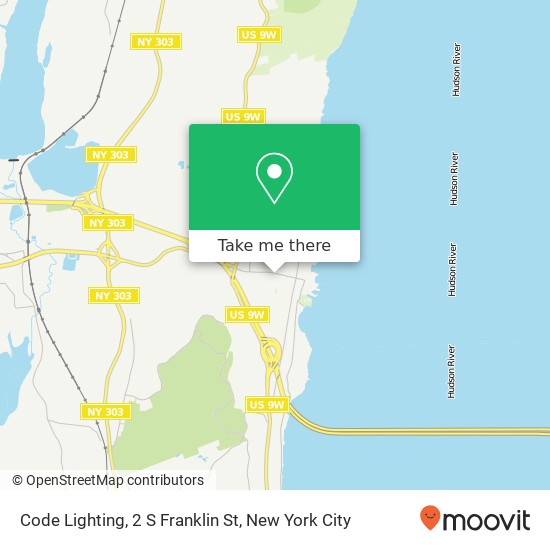 Mapa de Code Lighting, 2 S Franklin St