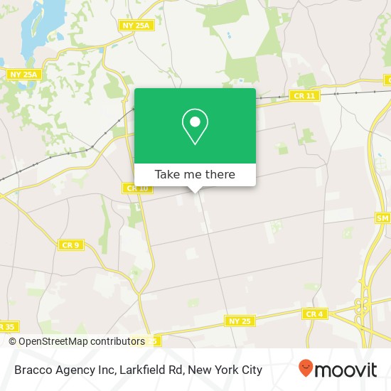 Bracco Agency Inc, Larkfield Rd map