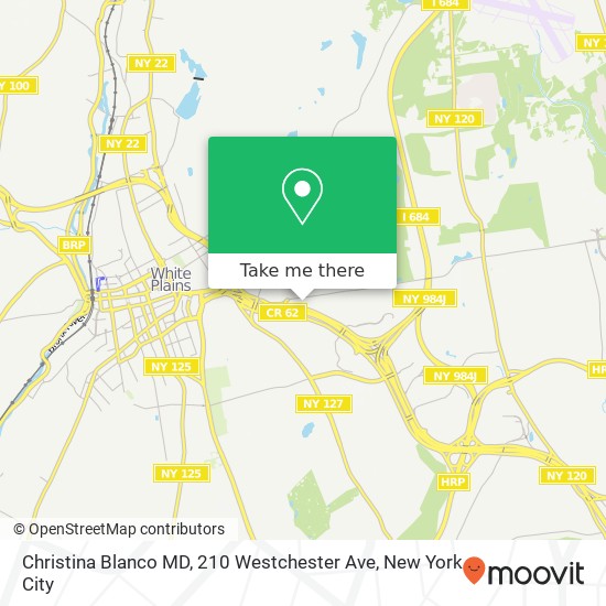 Christina Blanco MD, 210 Westchester Ave map