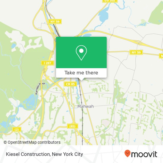 Mapa de Kiesel Construction