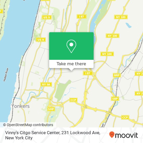 Vinny's Citgo Service Center, 231 Lockwood Ave map