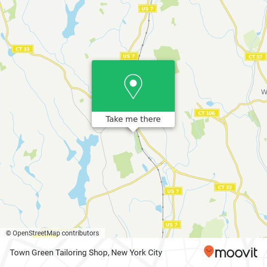 Mapa de Town Green Tailoring Shop, 21 River Rd