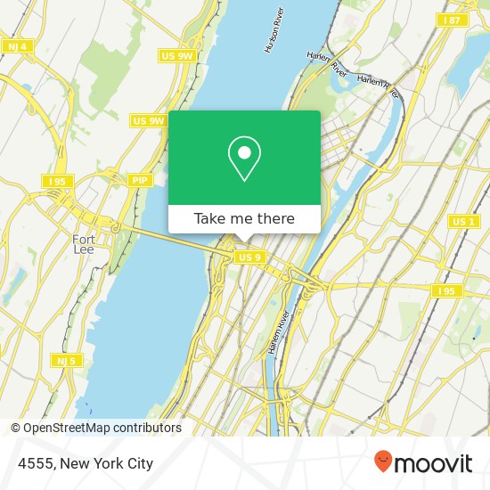 4555, 812W 181st St. #5, 4555, New York, NY 10033, United States map