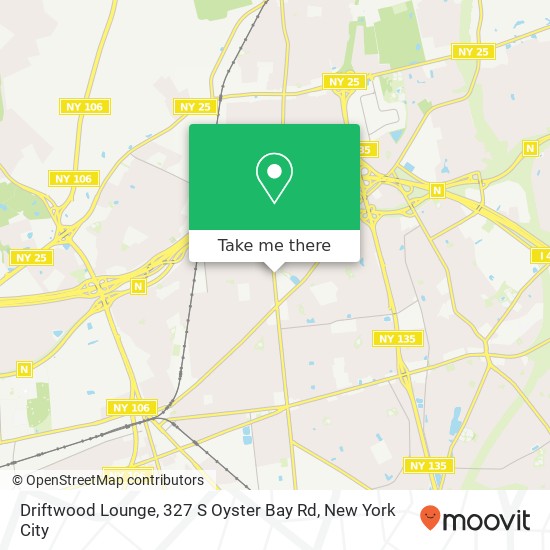 Driftwood Lounge, 327 S Oyster Bay Rd map