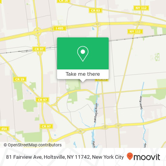 81 Fairview Ave, Holtsville, NY 11742 map