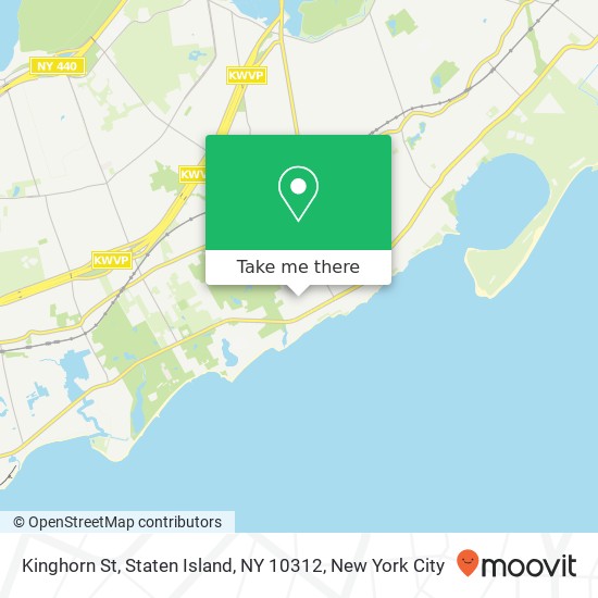 Mapa de Kinghorn St, Staten Island, NY 10312