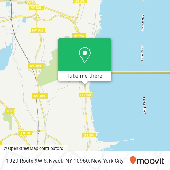 1029 Route 9W S, Nyack, NY 10960 map