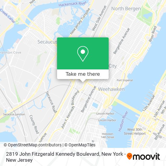 2819 John Fitzgerald Kennedy Boulevard map