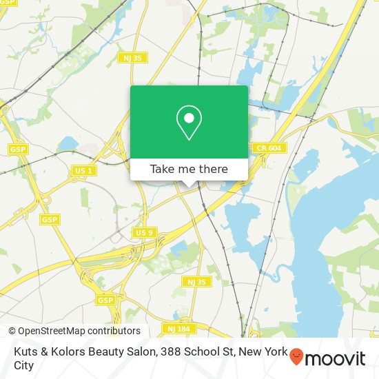 Kuts & Kolors Beauty Salon, 388 School St map