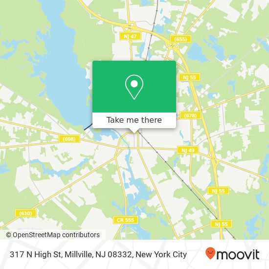 317 N High St, Millville, NJ 08332 map