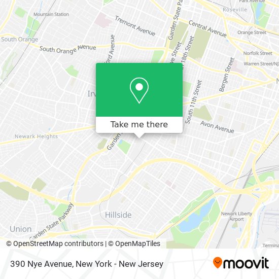 390 Nye Avenue map