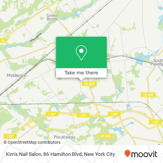 Kim's Nail Salon, 86 Hamilton Blvd map