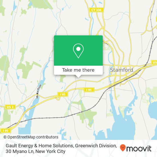 Mapa de Gault Energy & Home Solutions, Greenwich Division, 30 Myano Ln