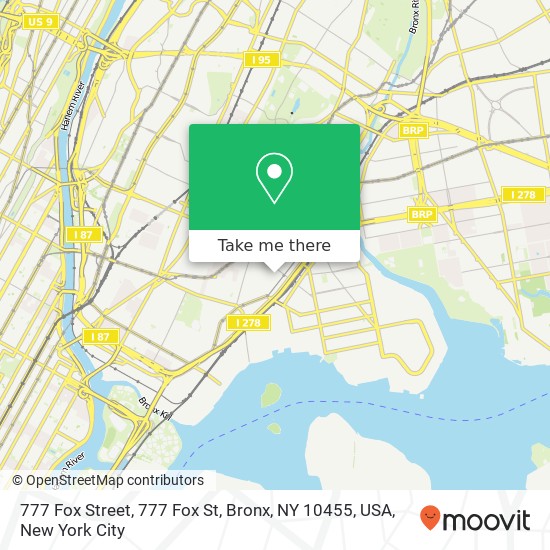777 Fox Street, 777 Fox St, Bronx, NY 10455, USA map